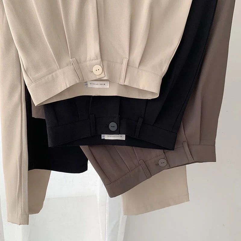 Contour High-Waist Trousers
